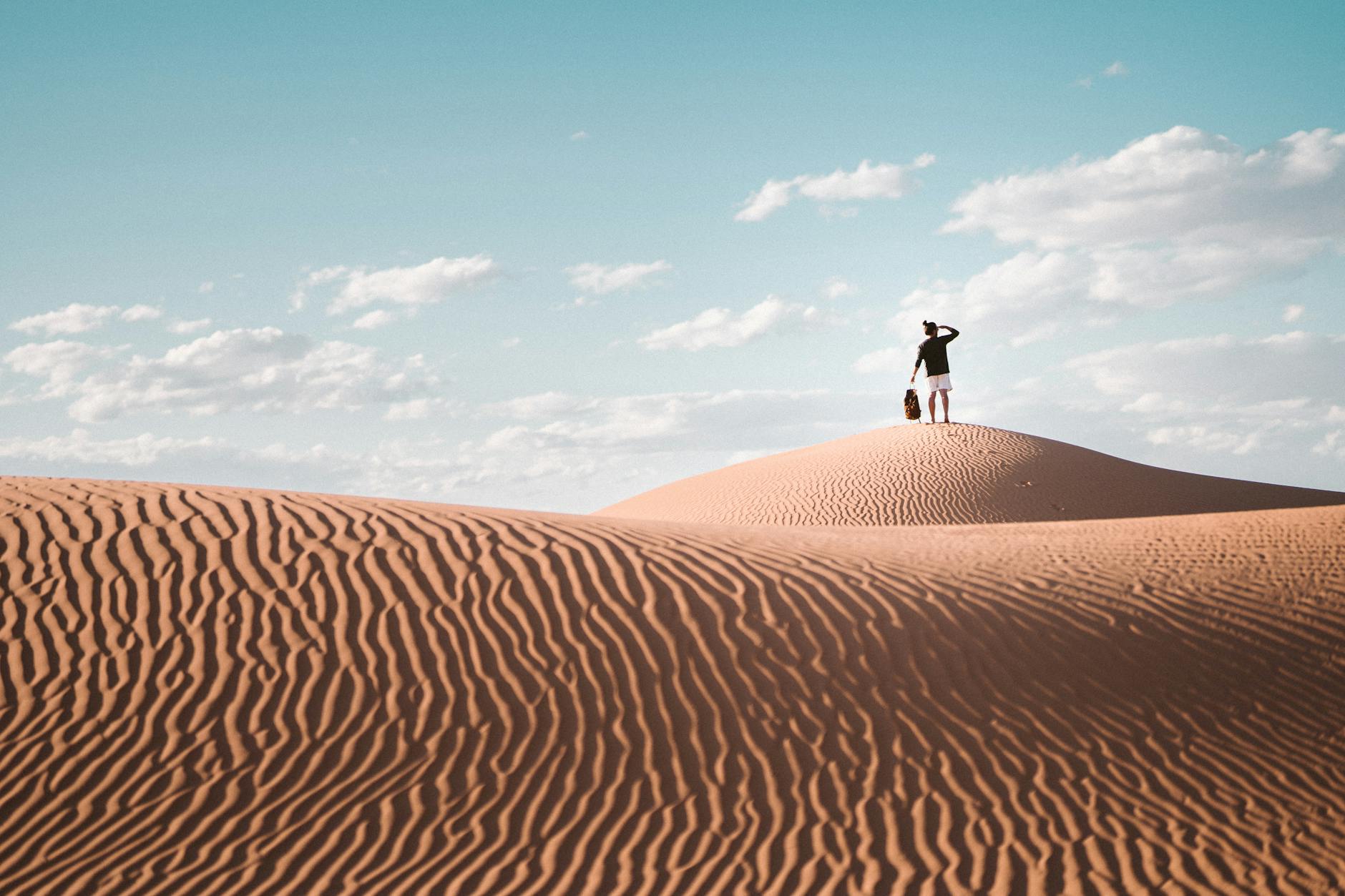 Paysage de Al-Wahat al-Bahariya
