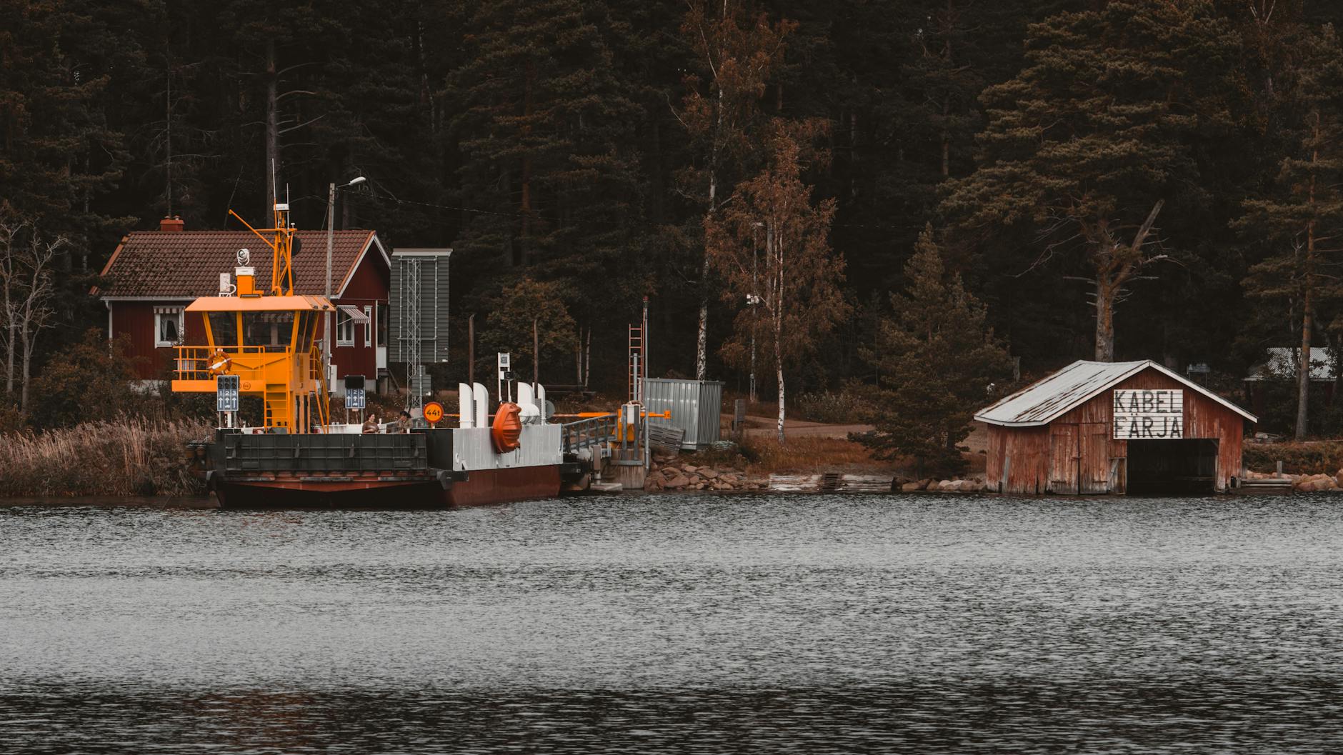 Paysage de Ålands célébrations