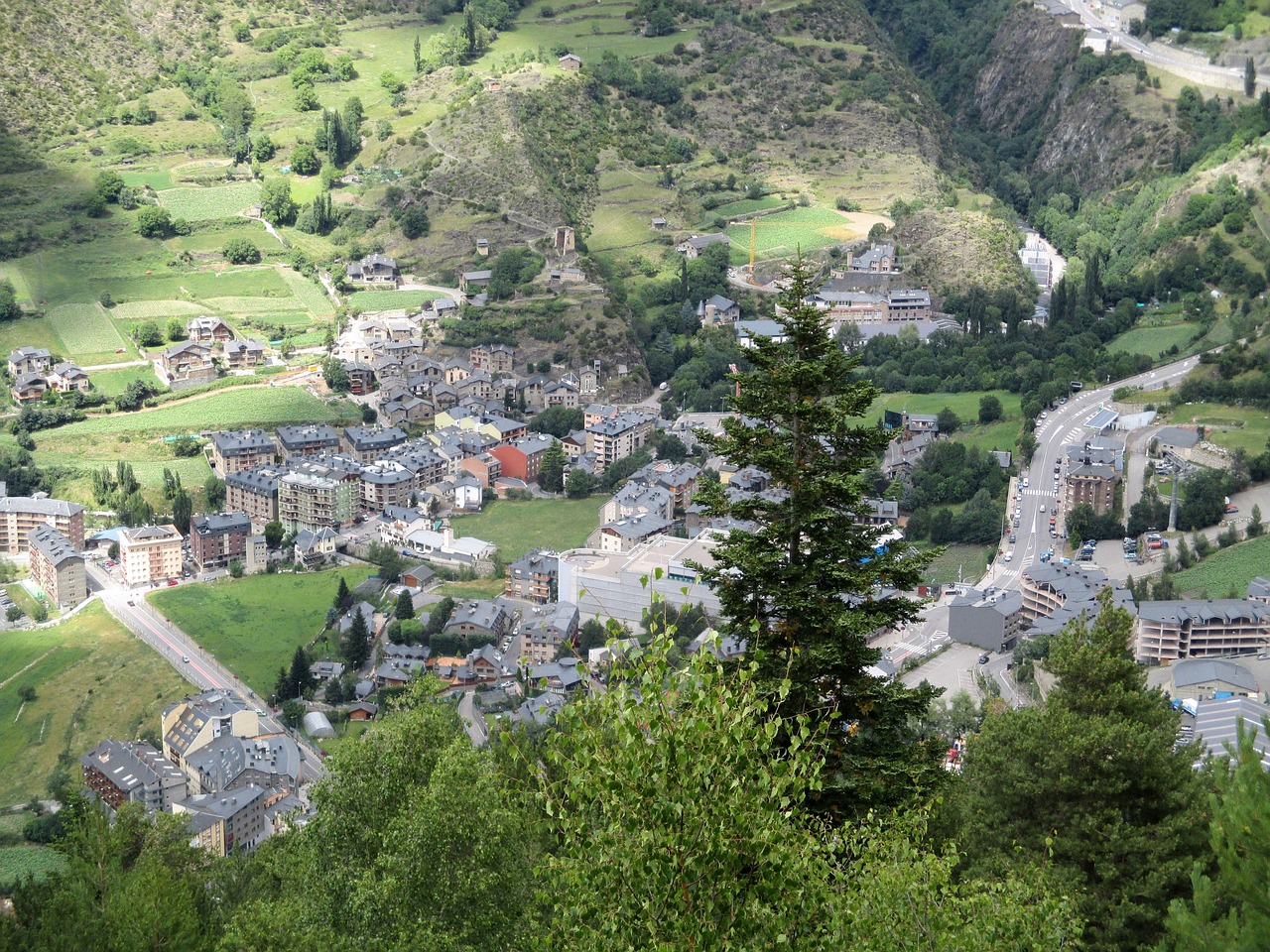 Paysage de Andorra la Vella