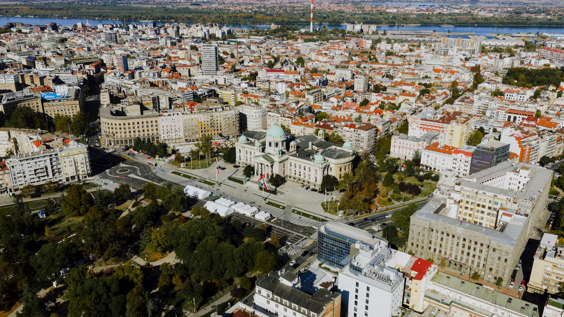 Paysage de Belgrade