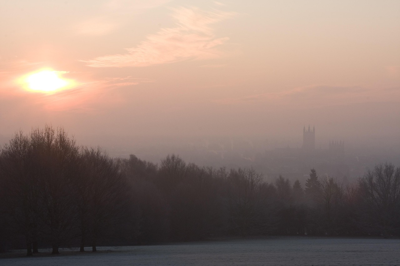 Paysage de Canterbury