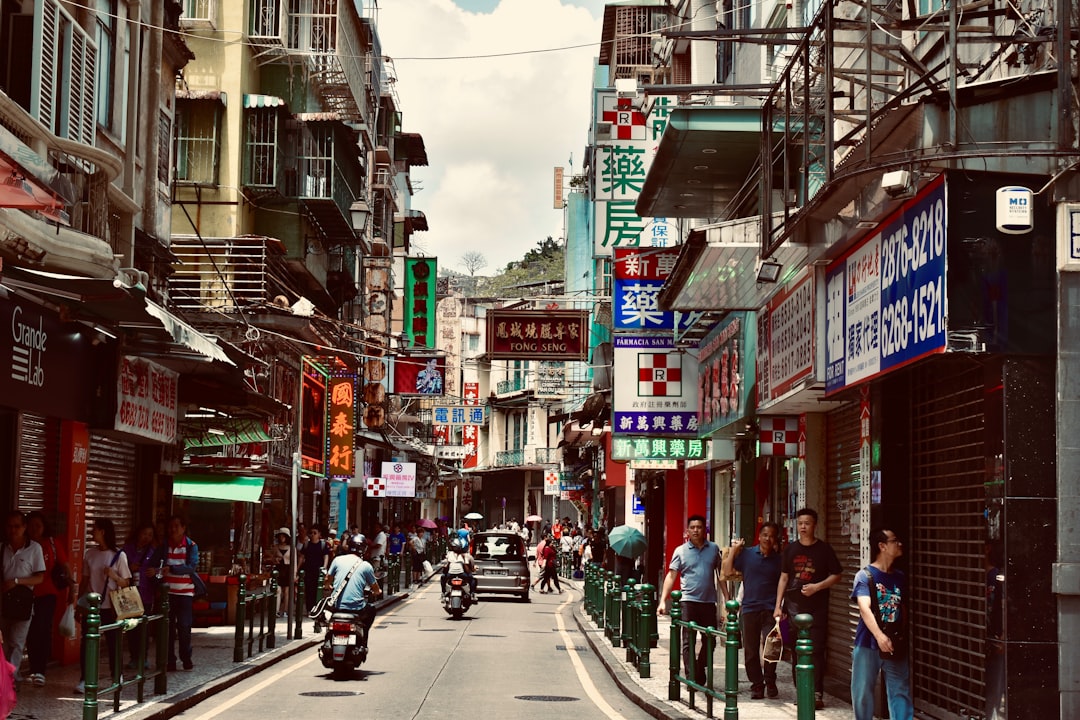 Vue de Freguesia de Macao Península Nord-Est