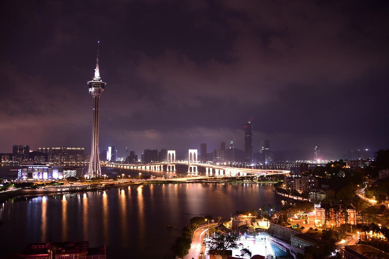 Vue de Freguesia de Macao Zone Estuaire Principal Nord