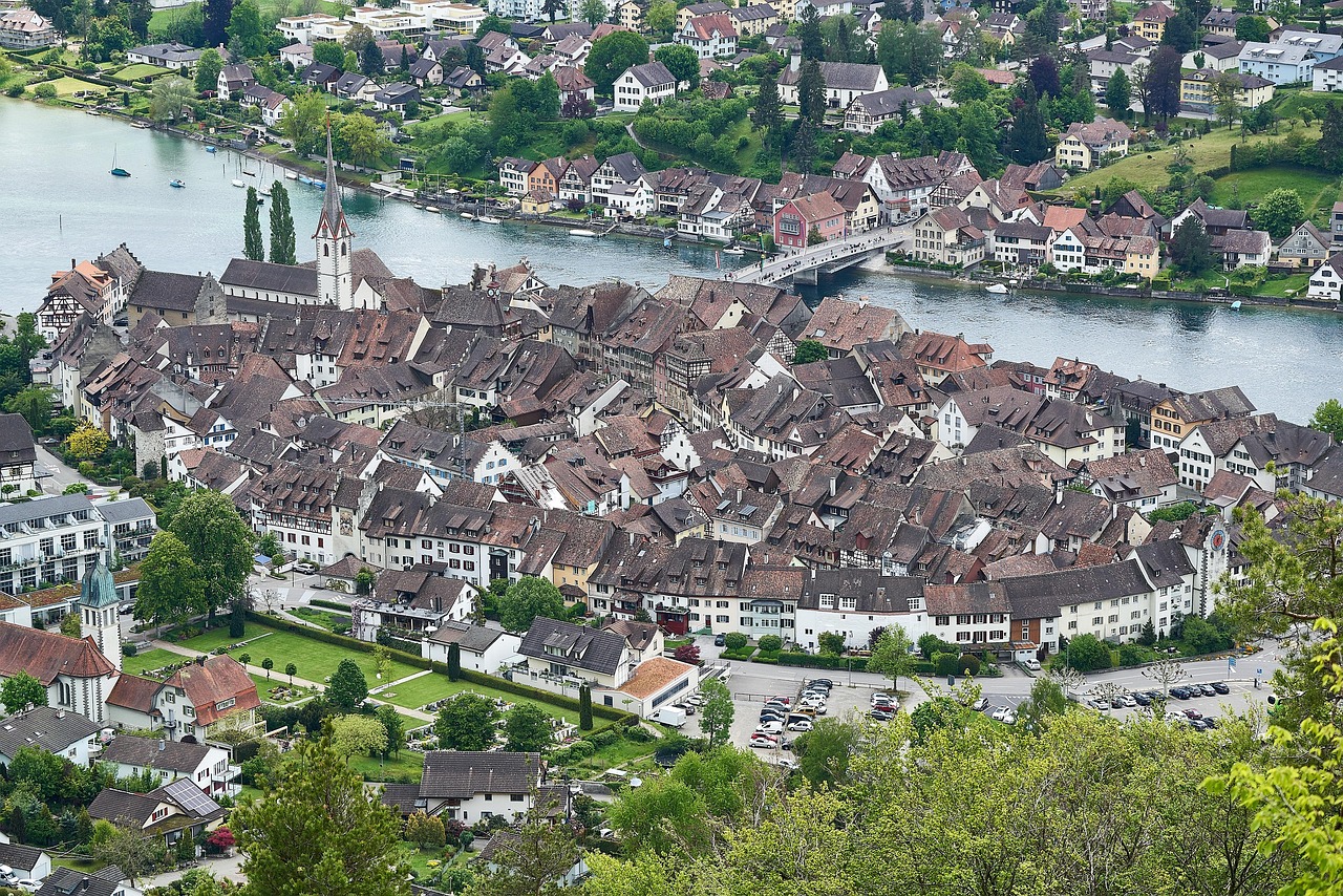 Vue de Ludwigshafen am Rhein