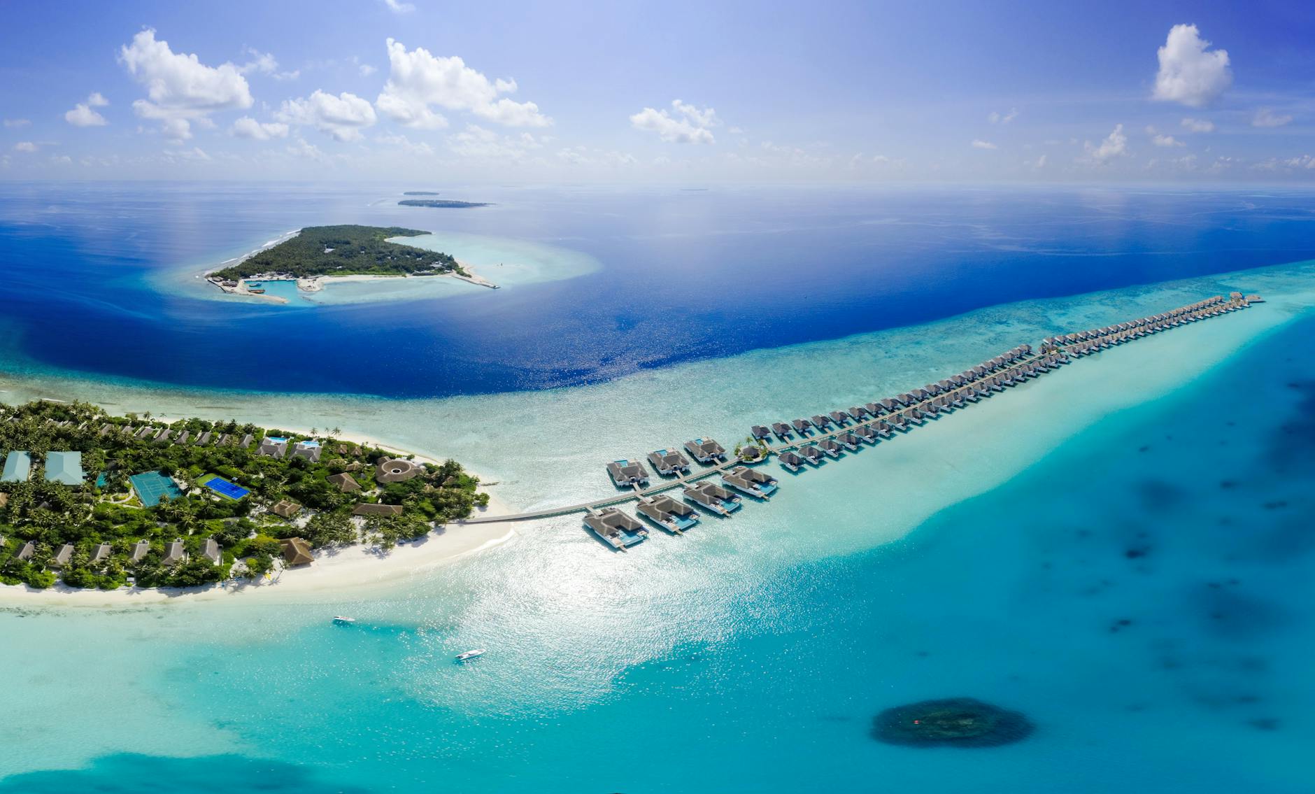 Paysage de Mahibadhoo (Baa)