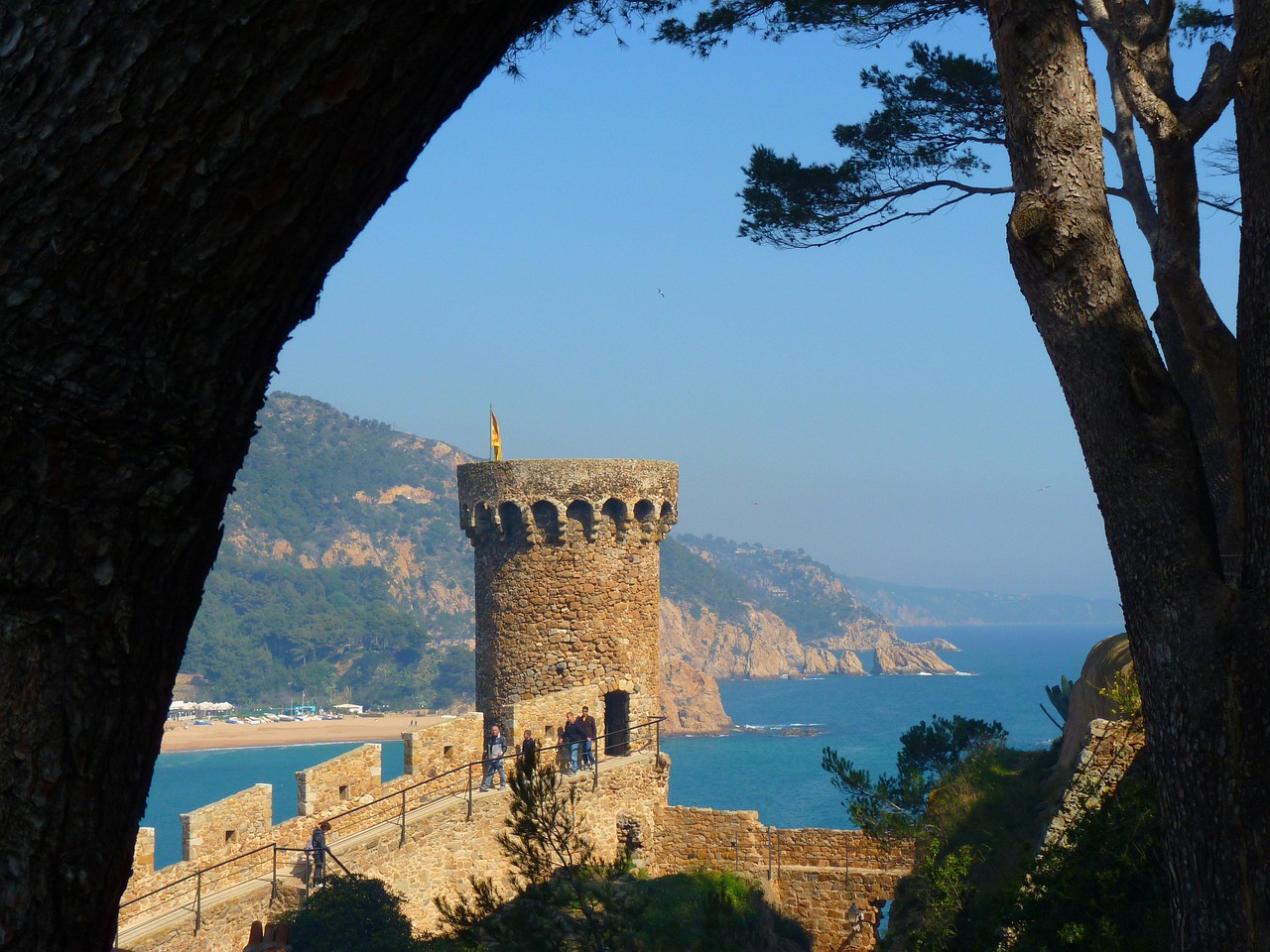 Paysage de Roquetas de Mar