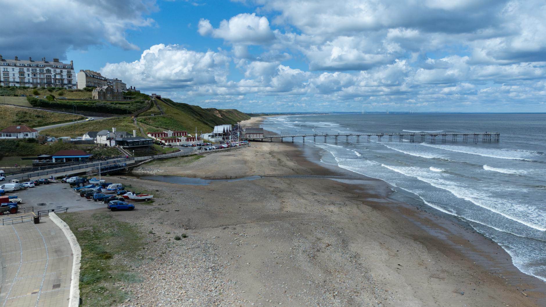 Paysage de Saltburn-by-the-Sea